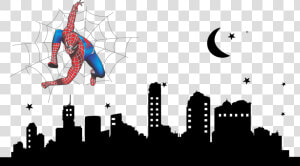 Predio Homem Aranha Png   Cidade Homem Aranha Desenho  Transparent Png