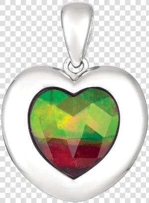 Juliet Sterling Silver Heart Pendant By Korite Ammolite   Locket  HD Png Download