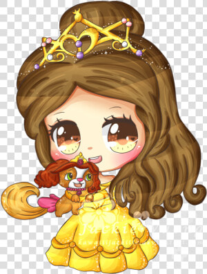 Transparent Princess Belle Png   Imagenes De Las Princesas Kawaii  Png Download