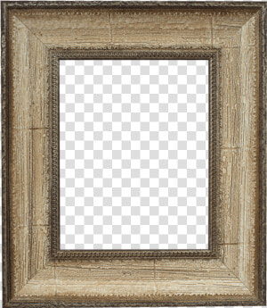 Distressed Mirror Frame   Black Frame Gold Trim  HD Png Download