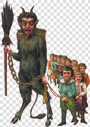 Copyright free Png Image Of Krampus Leading A Group  Transparent Png