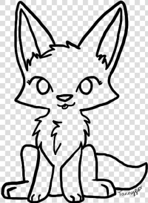 F2u Fox Kit Chibi Base   F2u Base Fox  HD Png Download