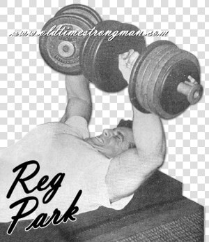 Reg Park Dumbbell Bench Pres   Reg Park Programme  HD Png Download