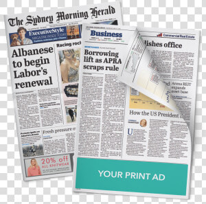 Sydney Morning Herald Front Page  HD Png Download