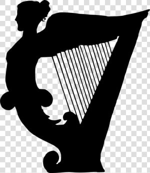 Celtic Harp String Instruments Musical Instruments   Silhouette Images Of Music Instruments  HD Png Download