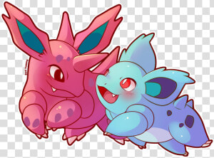 Fgxclgm   Nidorino E Nidorina Png  Transparent Png