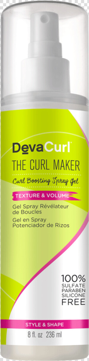 The Curl Maker   Devacurl Spray Gel  HD Png Download