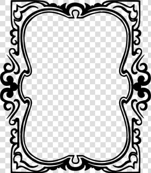 Hand Drawn Ornamental Frame Clip Arts   Frames Line Drawing  HD Png Download