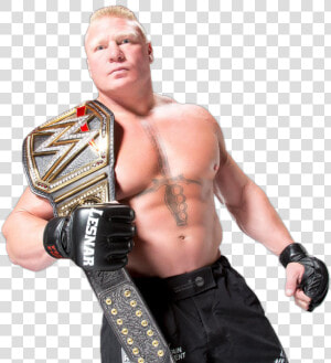 Brock Lesnar Wwe Champion New Render By Wwe Design  HD Png Download