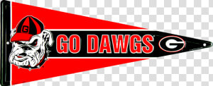 Georgia Bulldogs Pennant   Georgia Bulldogs Pennants Png  Transparent Png