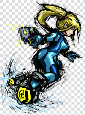 Transparent Zero Suit Samus Png   Super Mario Strikers Samus  Png Download