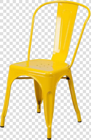 Metal Yellow Chair   Yellow Chair  HD Png Download