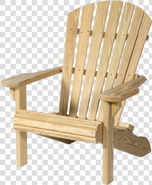 Wooden Adirondack Chair   Transparent Adirondack Chair Png  Png Download