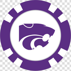 Kansas State Wildcats Poker Chip Ball Marker   Carolina Hurricanes Clip Art  HD Png Download