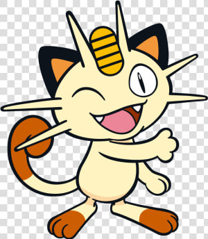 Meowth Pokemon Character Vector Art   Meowth Pokemon  HD Png Download