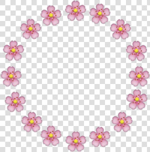  circle  emojicircle  flowercircle  tumblrcircle  flowers   Iphone Aesthetic Emojis Png  Transparent Png