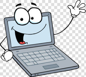 Laptop Animation Cartoon Clip Art Cartoon Computer   Cartoon Computer Png  Transparent Png