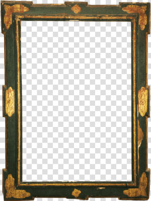 Green Baroque Frame Antike Rahmen   Picture Frame  HD Png Download