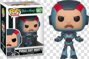 Rick And Morty Morty In Purge Suit Pop Vinyl Figure   Purge Suit Morty Funko  HD Png Download