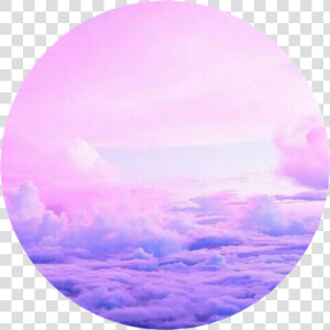 Transparent Pink Clouds Clipart   Aesthetic Circle Clouds  HD Png Download