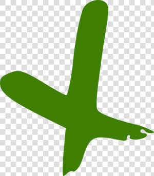 Green Cross Clip Art At Clker   Green X Transparent Background  HD Png Download