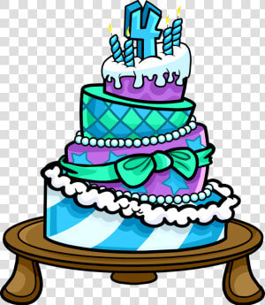 Happy Birthday Cake Png  fossil Clipart Cake   4th Birthday Cake Png  Transparent Png