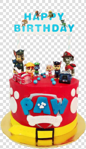 Paw Patrol Design Cake   Paw Patrol Cake  HD Png Download