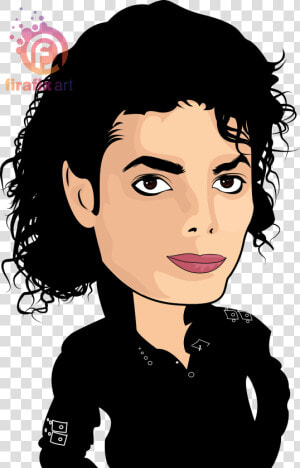 Michael Jackson Clipart Mouth   Michael Jackson Cartoon Head  HD Png Download