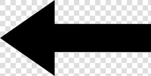 Left Back Straight Arrow Svg Png Icon Free Download   Left Arrow Black And White  Transparent Png