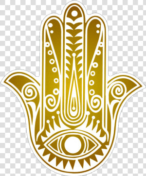 Gold Hamsa Hand   Hands Of Fatima  HD Png Download