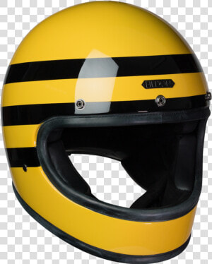 Heroine Classic Bumblebee   Motorcycle Helmet  HD Png Download