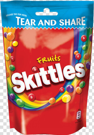 Tear And Share Skittles  HD Png Download