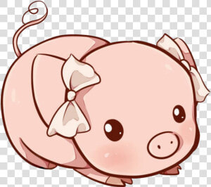 Mq Pink Pig Cute Kawaii   Cute Pig Drawing Easy  HD Png Download