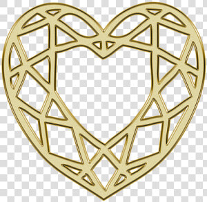 Heart  Golden  Gold  Ornament  Jewelry  Love  HD Png Download