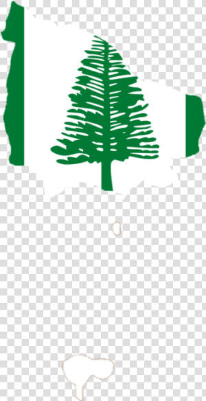 Flag Map Of Norfolk Island   Norfolk Island Flag Map  HD Png Download