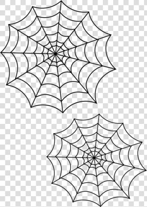 Halloween Spider Web Transparent   Web Clipart Black And White Png  Png Download