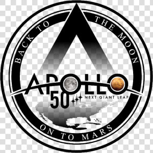 Apollo S 50th Anniversary   Apollo 50th Anniversary Logo  HD Png Download