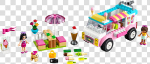 Lego 10727 Emmasicecreamtruck   Lego Friends Ice Cream Truck  HD Png Download