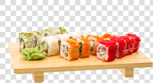 Sushi Plate Png   Plate Of Sushi Transparent  Png Download