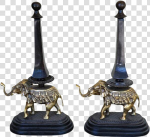 Pair Of Unique Bronze And Brass Elephant Sculpture   Indian Elephant  HD Png Download