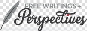 Free Writings Perspectives Logo   Calligraphy  HD Png Download