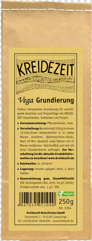 Kreidezeit Naturfarben Primer Vega Primer   Cosmetics  HD Png Download