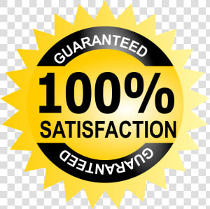 100  Satisfaction Guaranteed  HD Png Download