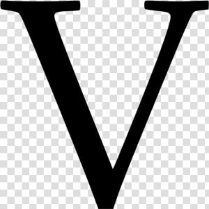 V Letter Png Picture   Times New Roman V  Transparent Png