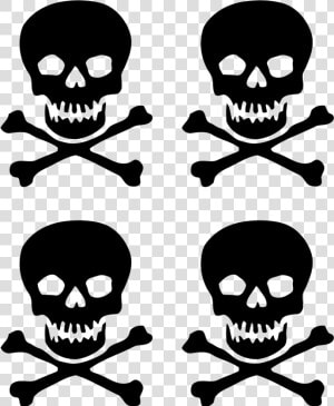 Skull And Crossbones Sticker Wall Decal T shirt  HD Png Download