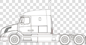 Volvo Vnm 630 Sleeper   Tonkin Replicas Volvo 730  HD Png Download