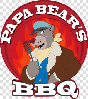 Transparent Barbecue Grill Clipart   Papa Bear Bbq  HD Png Download