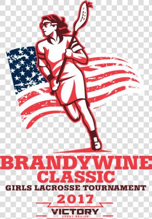 Girls Brandywine Classic Lacrosse Tournament 2017 Logo   Girls Lacrosse Logo  HD Png Download