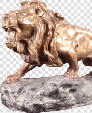 Transparent Lion Transparent Png   Sculpture Lion Bronze Stine  Png Download