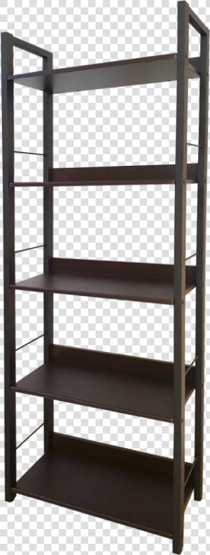 5 Tier Classic Metal And Wood Bookcase   Furniture Of America Calitri 5 tier Ladder Bookcase  HD Png Download